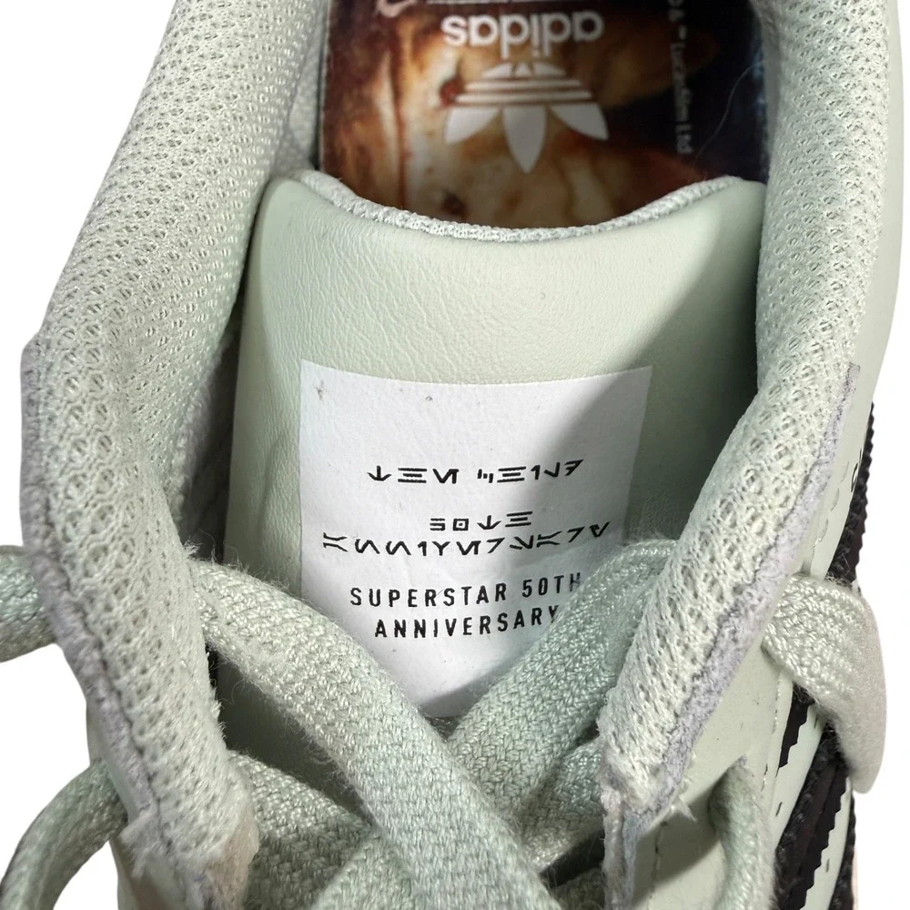 Adidas Superstar Star Wars The Child Grogu Green Mens Size 8 EUR 41.5 Baby Yoda‎